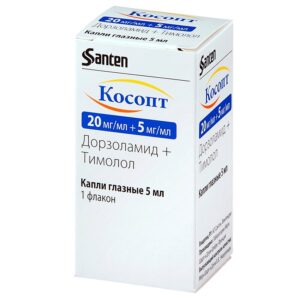 Косопт капли 20мг/мл+5мг/мл 5мл