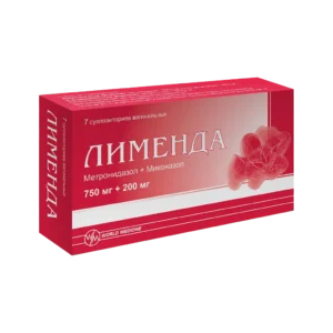 Лименда супп. ваг. 750мг+200мг №7