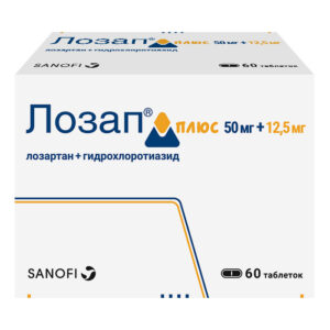 Лозап плюс таб. п/о 50мг+12,5мг №60