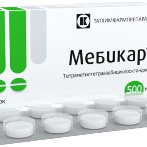 Мебикар таб. 500мг №20