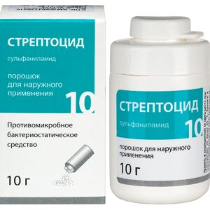 Стрептоцид банка 10г порошок