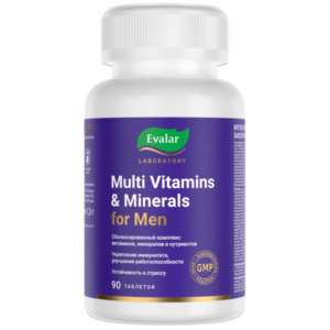 Мультивитамины и минералы мужские/ Multi Vitamins & Minerals for Men 90 таблеток