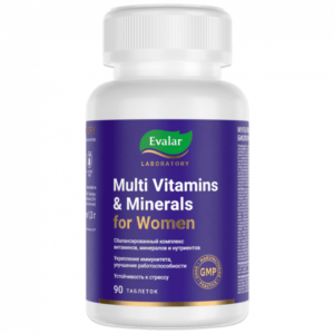 Мультивитамины и минералы женские/ Multi Vitamins & Minerals for Women 90 таблеток