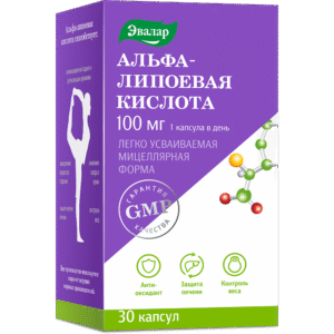 Мицеллярная Альфа-липоевая кислота 100 мг 30 капсул