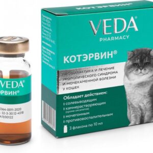 Котэрвин, настой для перорального применения, фл. 10 мл, уп. 3 флакона