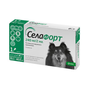 Селафорт, 240 мг для собак 20,1-40 кг, пипетка 2 мл